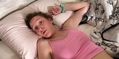 Old StepSister gets caught milking! StepBrother TAKES HER TAMPON RIGHT OUT OF