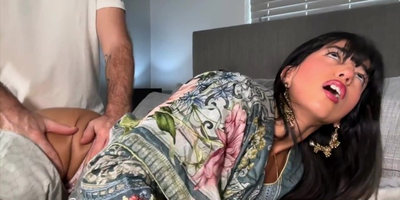 Aaliyah Yasin gets her Pakistani shalwar kameez plowed from behind by a white