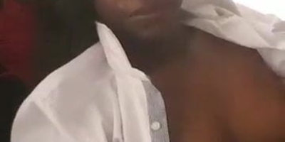 Horny black College-aged girls from Uganda masturbate in Swedish motel bedroom