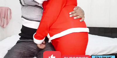 Hot Indian Girls Bounty on Christmas Rock with Hot Doggy Style missionary fuck