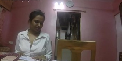 Super-naughty Lily tempts Indian School Educator for some molten Indian school