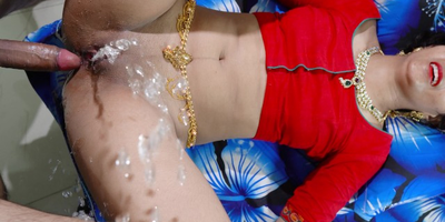 Your Priya's Indian step-sis gets their way cock-squeezing arse boinked and