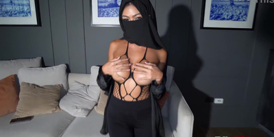 Teeny-weeny Muslim classmate helps Christian Diabolical with a rough penetration