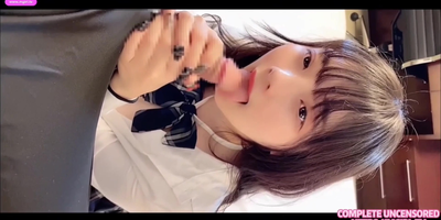 Japanese schoolgirl with chunky tits uses her curves to seduce a sugar daddy in
